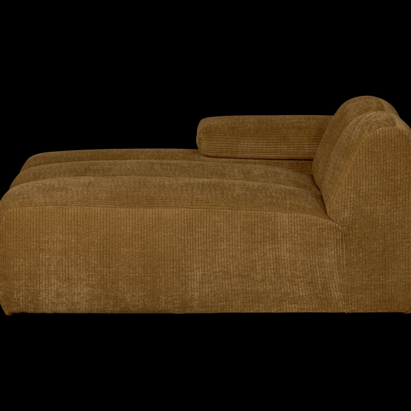 New WOOOD Mojo Rib Chaise Longue Honey Yellow