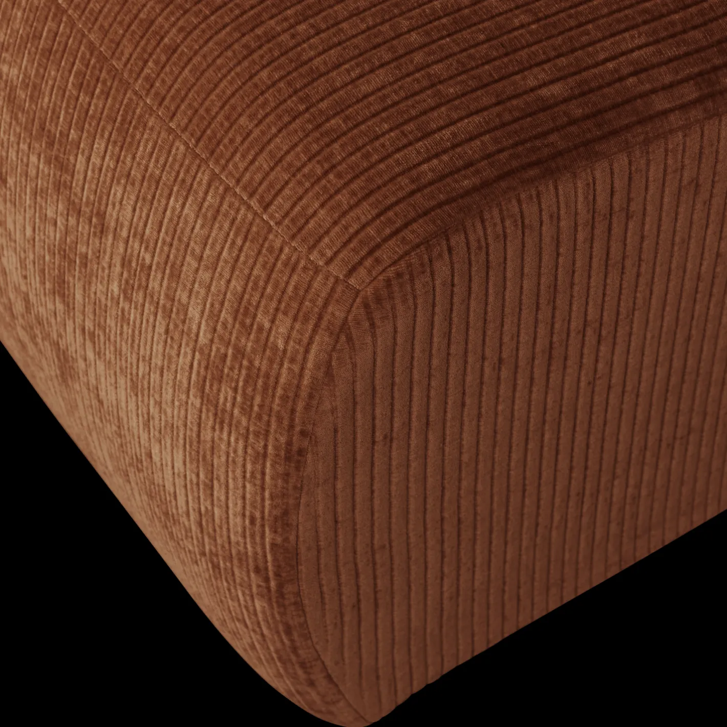 Clearance WOOOD Mojo Rib Elementenbank Rust Brown