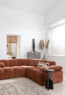Clearance WOOOD Mojo Rib Hoekbank Rust Brown