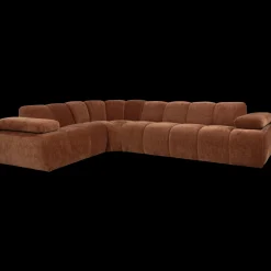 New WOOOD Mojo Rib Hoekbank Rust Brown
