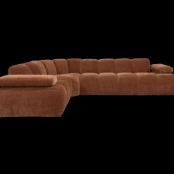 New WOOOD Mojo Rib Hoekbank Rust Brown