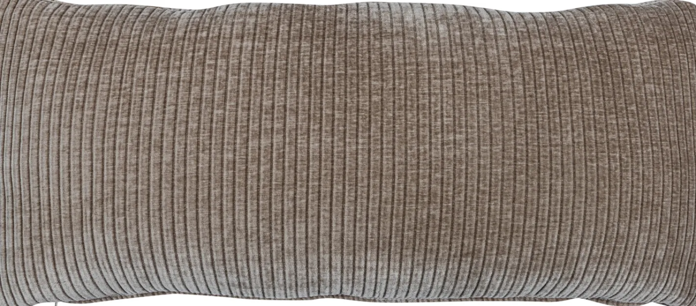 Online WOOOD Mojo Rib Sierkussen Dark Sand