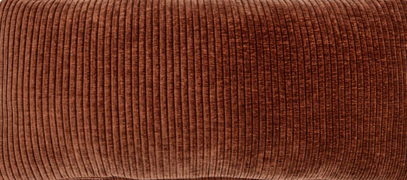 WOOOD Mojo Rib Sierkussen Rust Brown