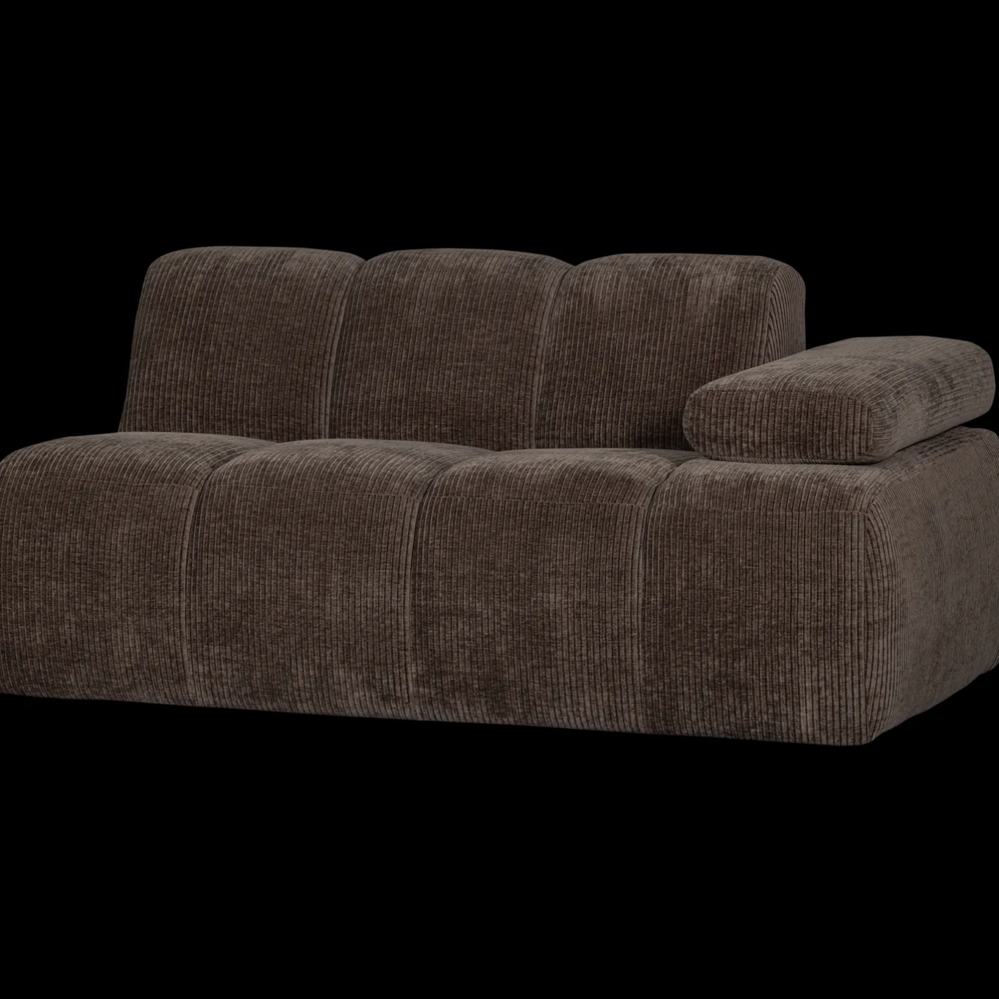 Online WOOOD Mojo Rib Zitbank Brown