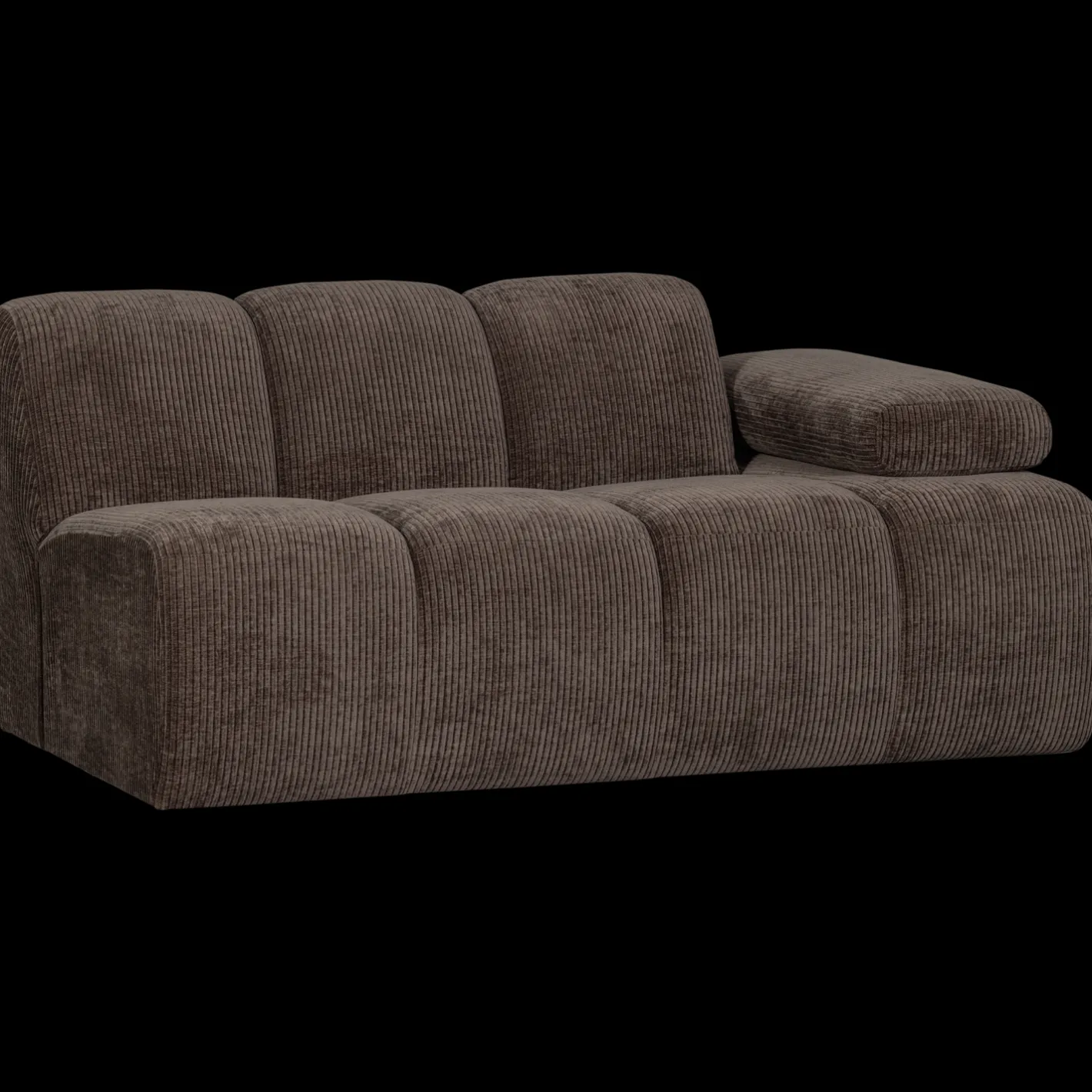 Online WOOOD Mojo Rib Zitbank Brown