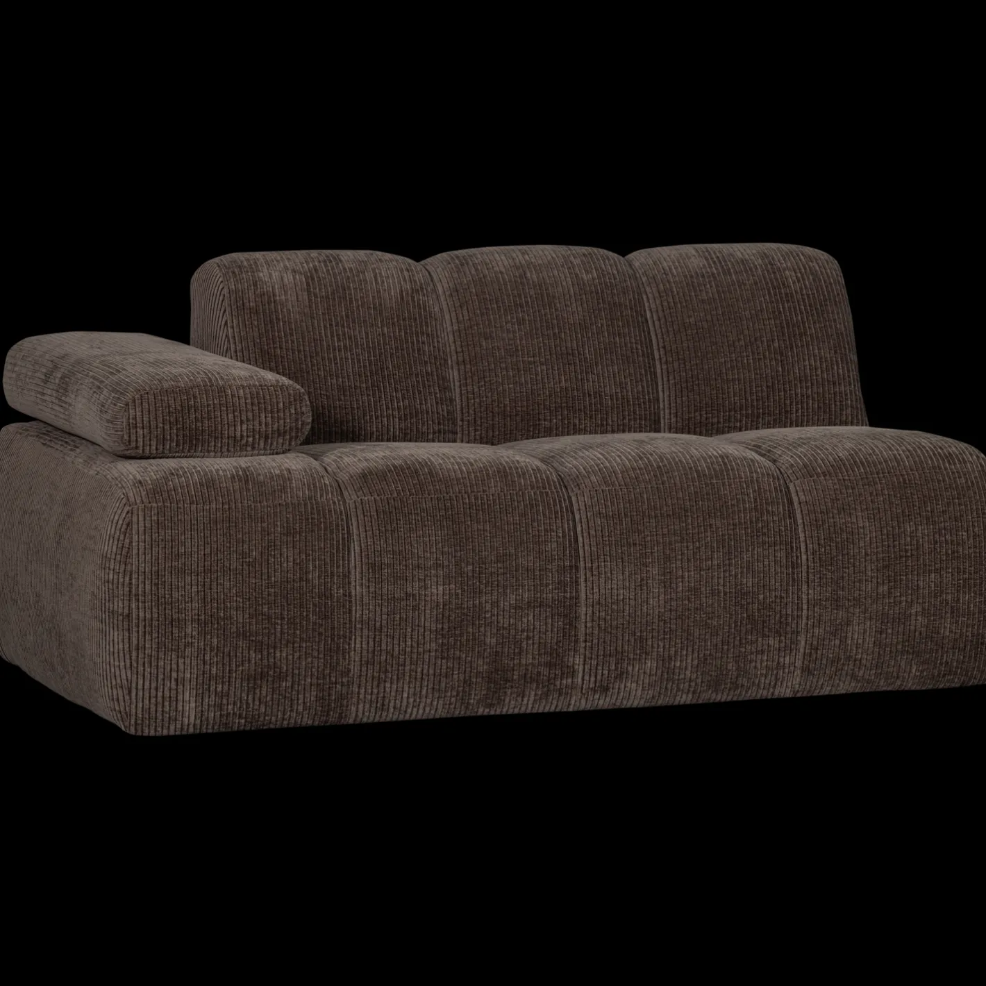 Online WOOOD Mojo Rib Zitbank Brown