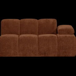 Online WOOOD Mojo Rib Zitbank Rust Brown