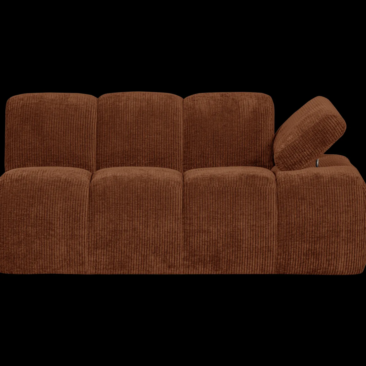 Online WOOOD Mojo Rib Zitbank Rust Brown