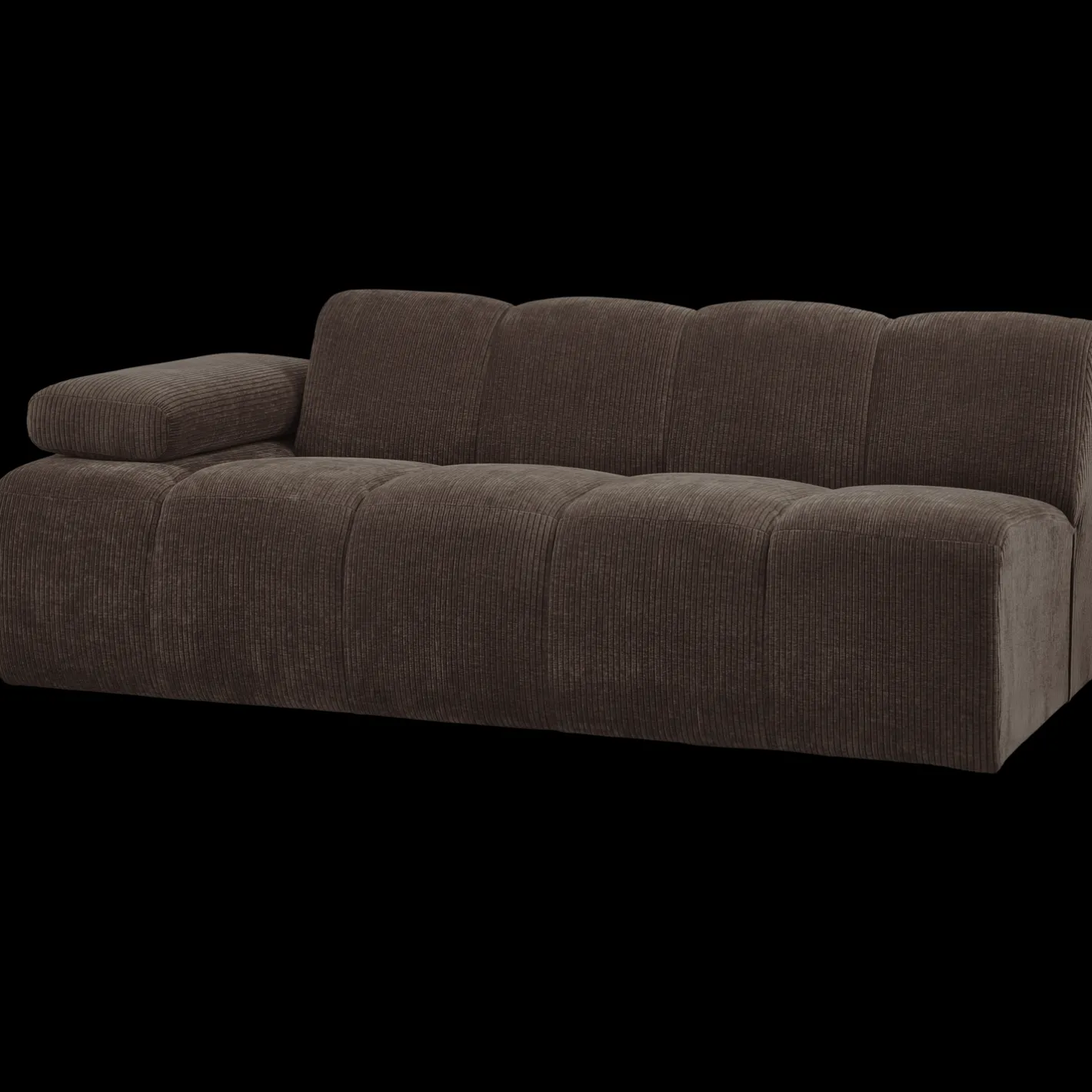 New WOOOD Mojo Rib 2-Zitsbank Brown