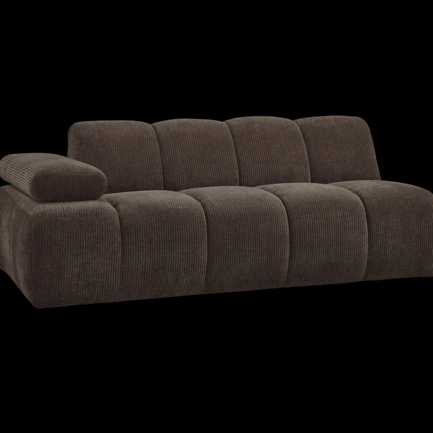 New WOOOD Mojo Rib 2-Zitsbank Brown