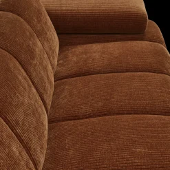 WOOOD Mojo Rib 2-Zitsbank Rust Brown