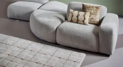 Online Trendhopper Molly Vloerkleed Wit, Bruin
