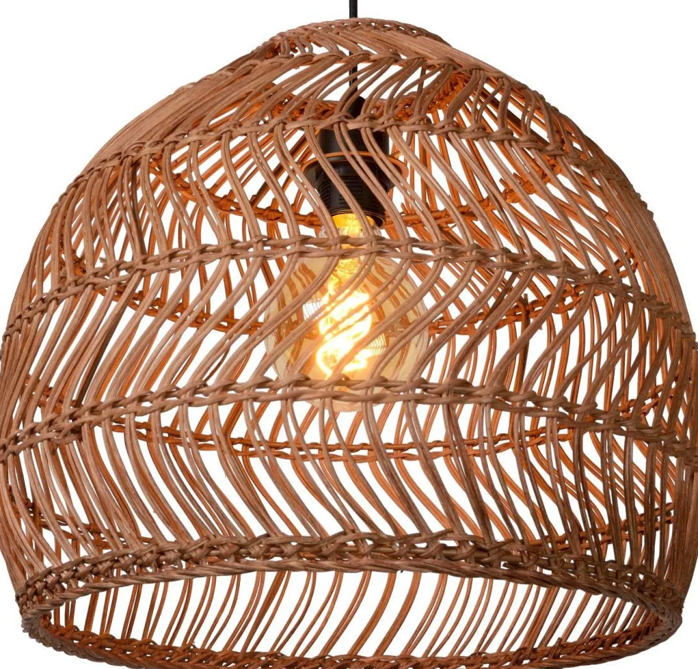 Hot Lucide Moloko Hanglamp Okergeel, Bruin