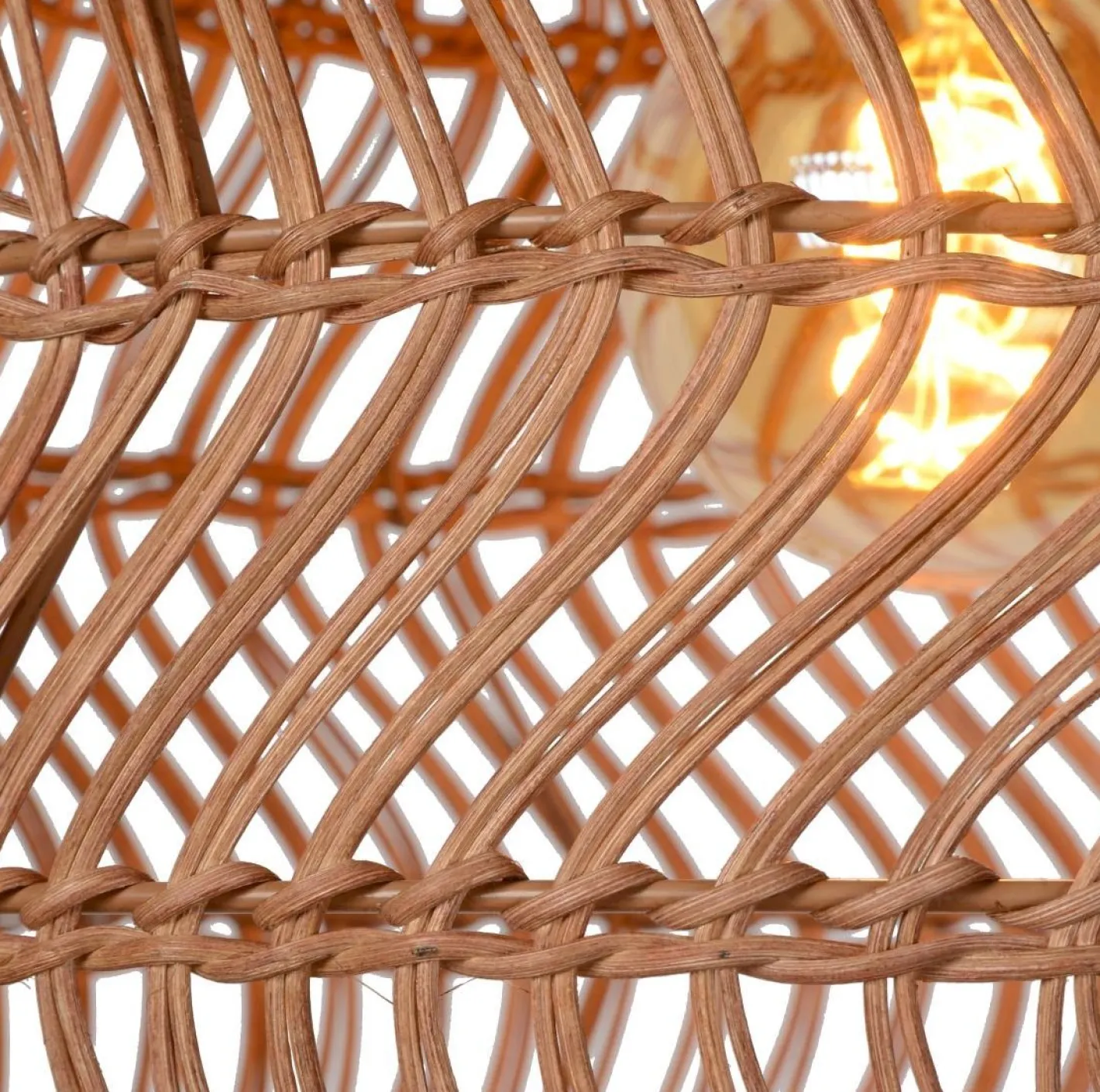 Hot Lucide Moloko Hanglamp Okergeel, Bruin