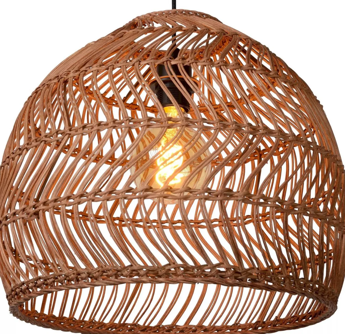 Hot Lucide Moloko Hanglamp Okergeel, Bruin