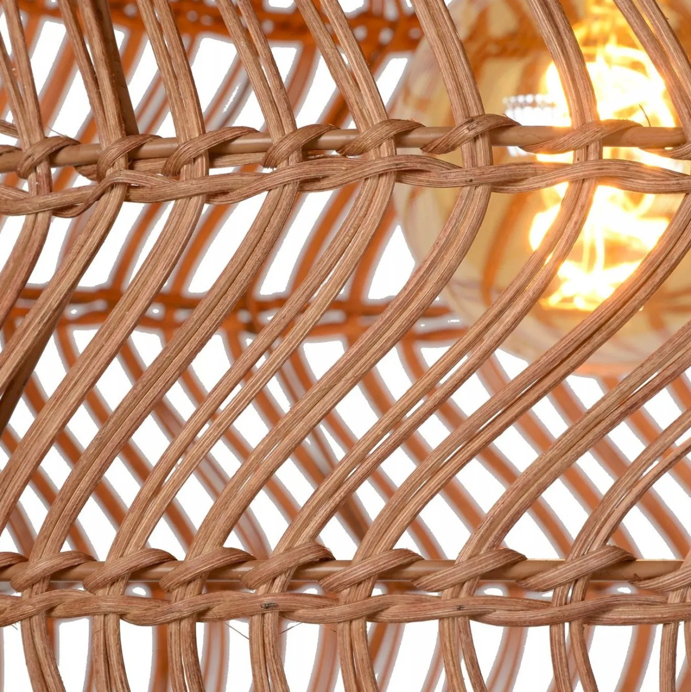 Hot Lucide Moloko Hanglamp Okergeel, Bruin