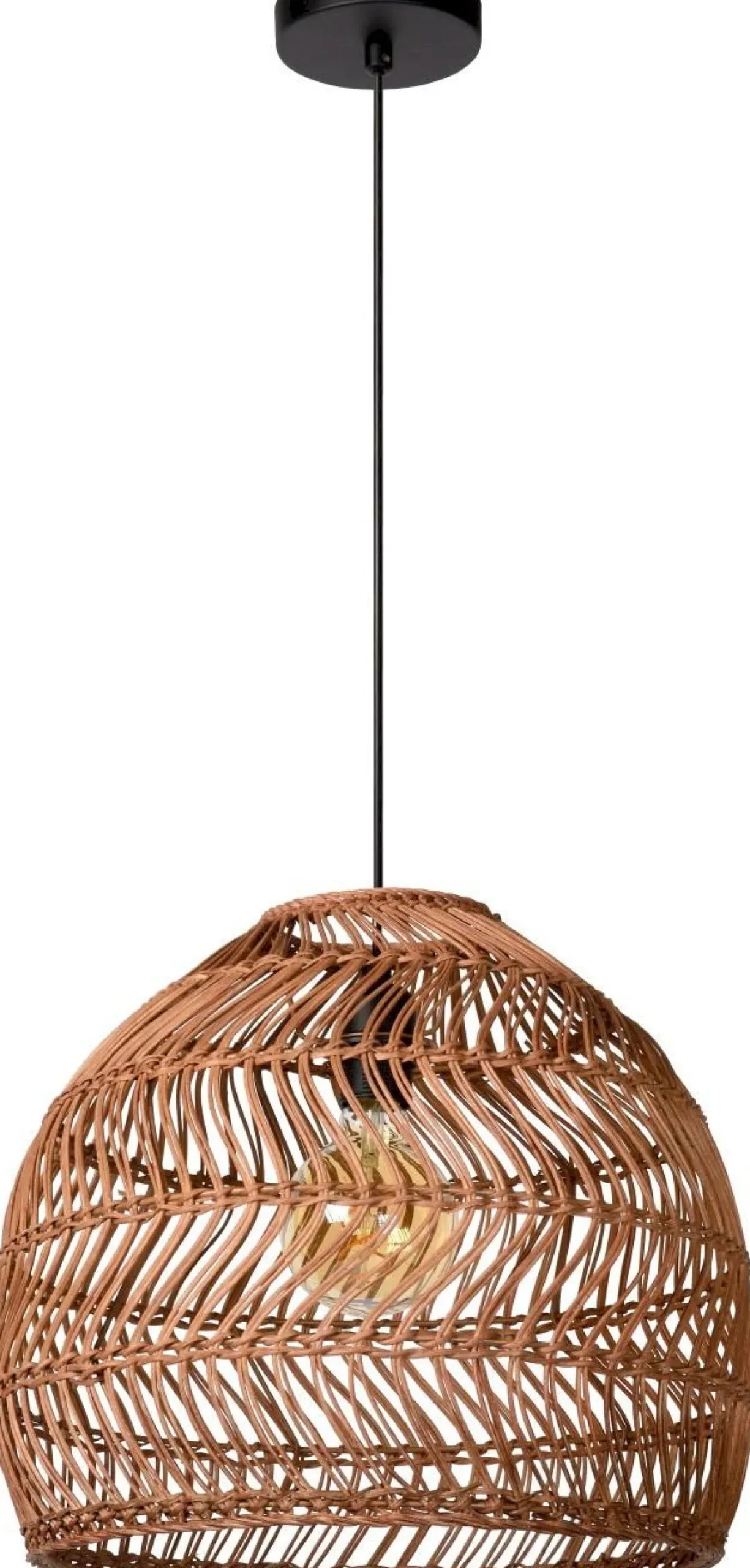 Hot Lucide Moloko Hanglamp Okergeel, Bruin