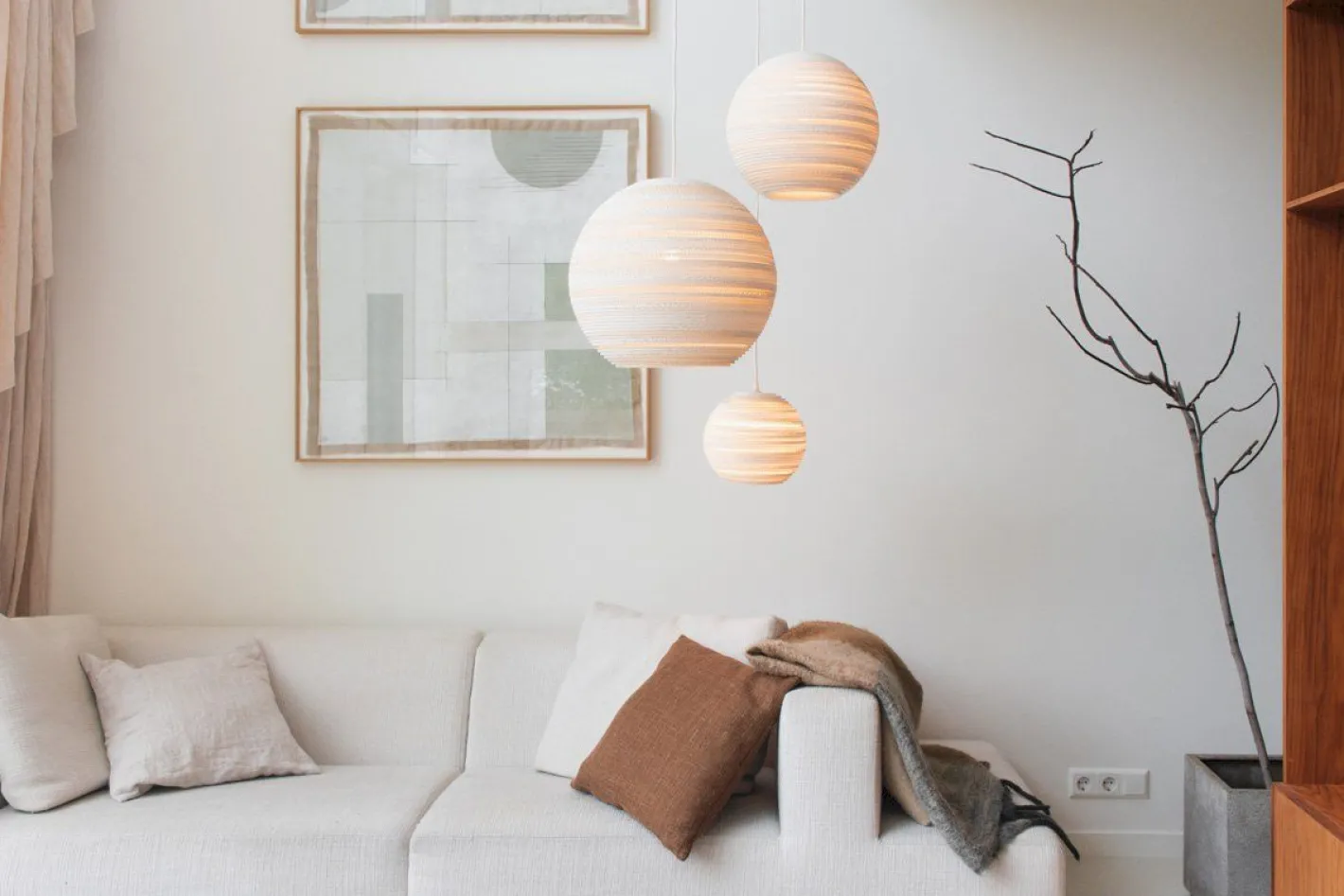 Discount Graypants Moon Hanglamp White