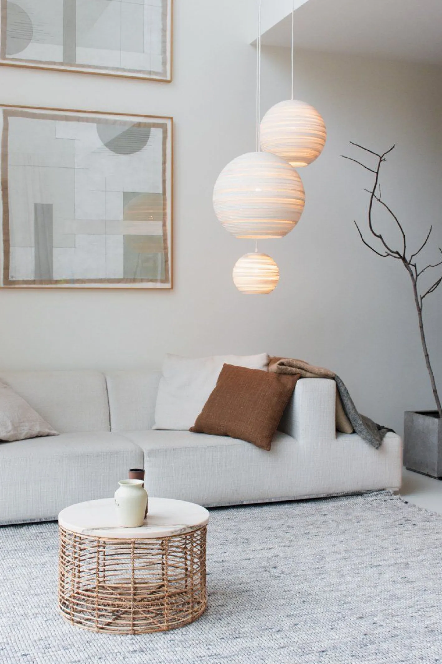 Discount Graypants Moon Hanglamp White
