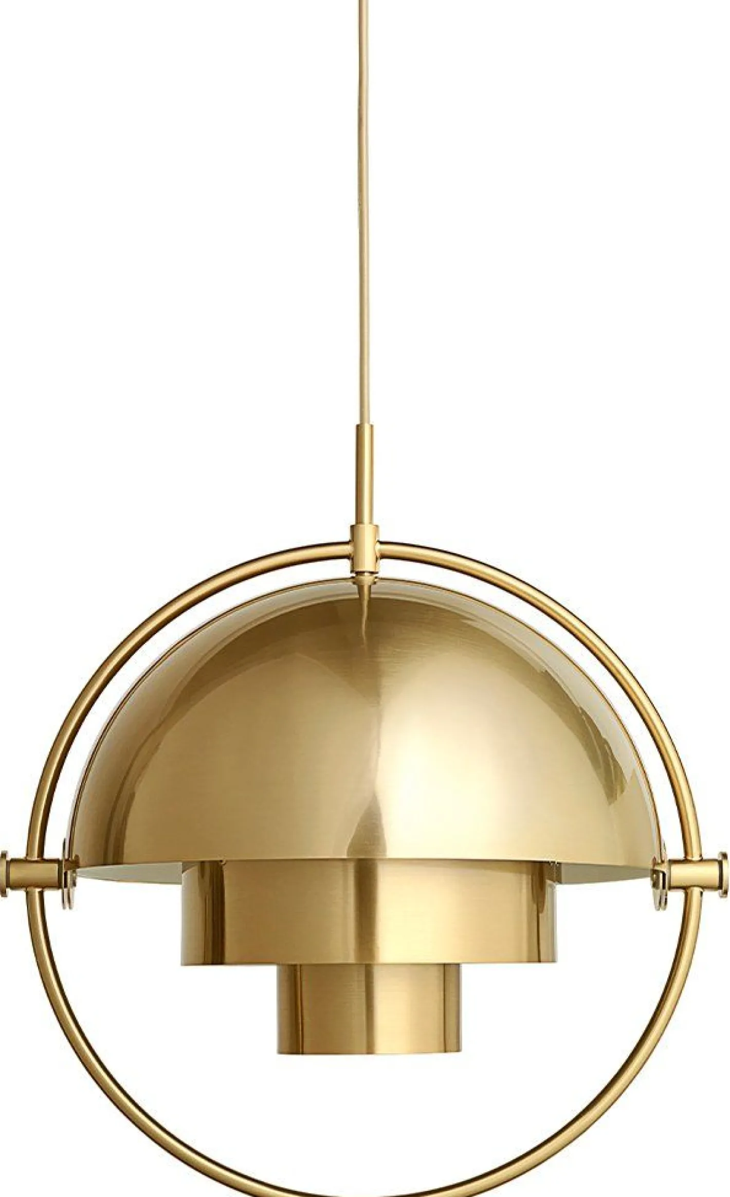 Discount GUBI Multi-Lite Hanglamp Shiny Brass
