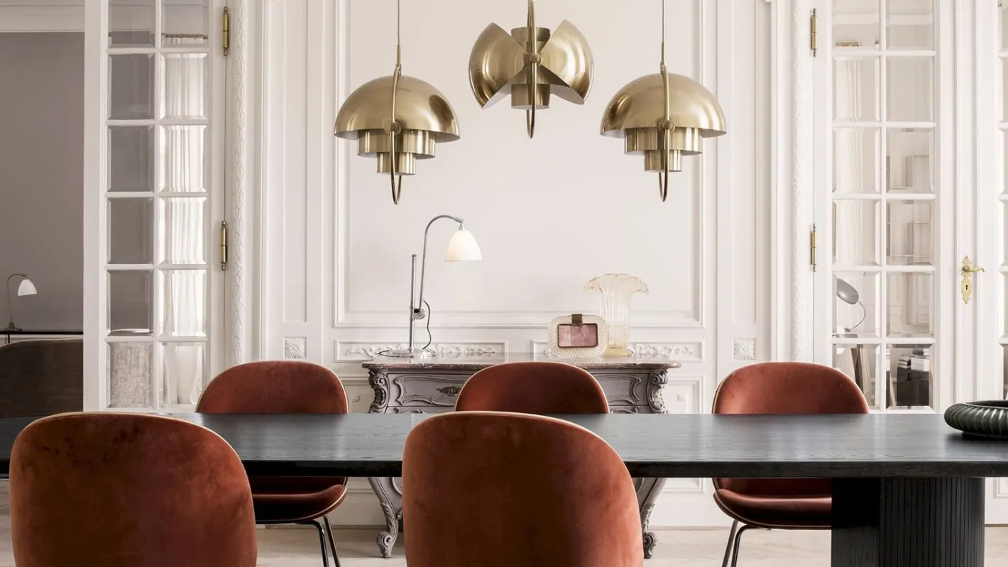 Discount GUBI Multi-Lite Hanglamp Shiny Brass