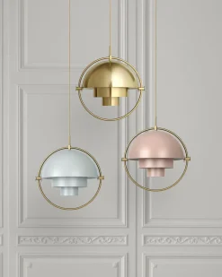 Discount GUBI Multi-Lite Hanglamp Shiny Brass