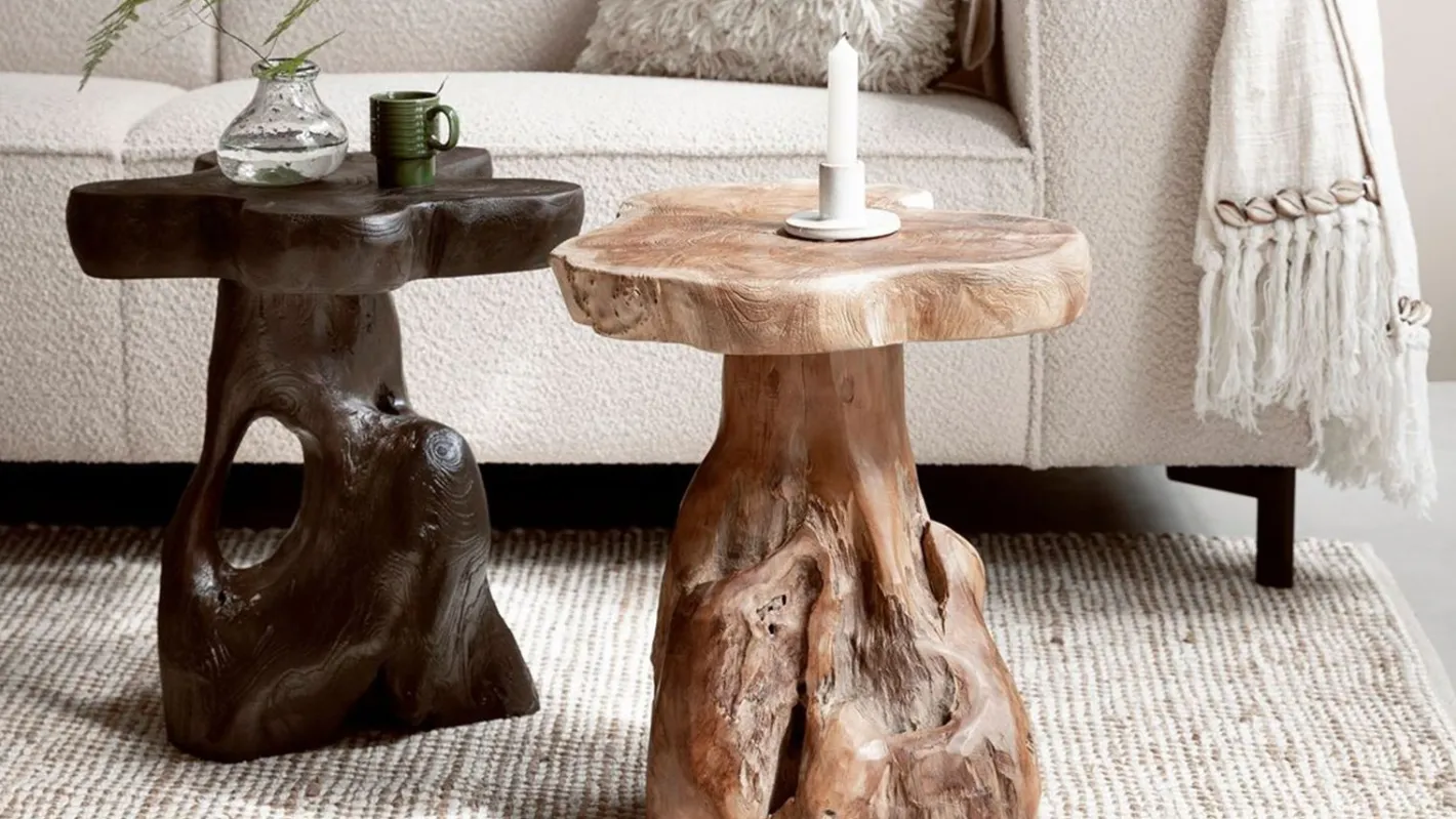 Sale MUST Living Mushroom Bijzettafel Natural