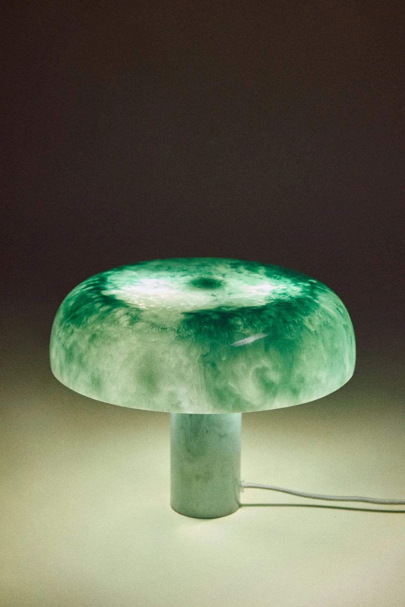 Outlet HKLIVING Mushroom Tafellamp Mint
