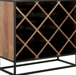 Hot MUST Living Wineyard Wijnkast Natural, Black