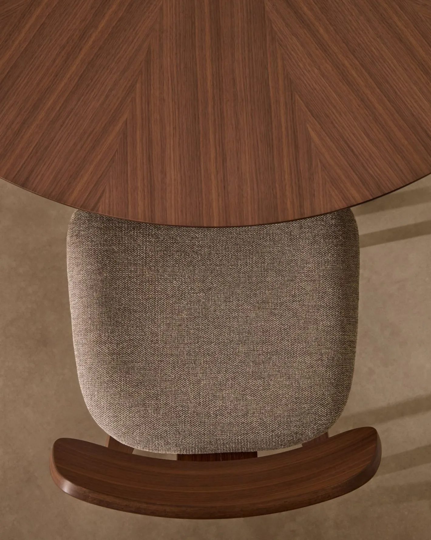 Outlet Kave Home Naanim Eettafel Bruin