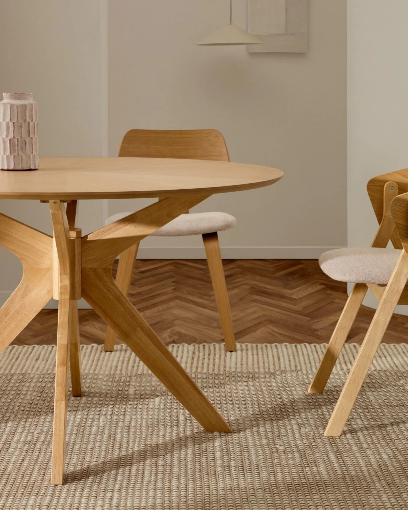 Clearance Kave Home Naanim Eettafel Naturel