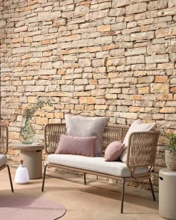 Hot Kave Home Nadin Tuinbank Beige, Naturel