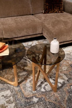 Best Dutchbone Naia Bijzettafel Walnut