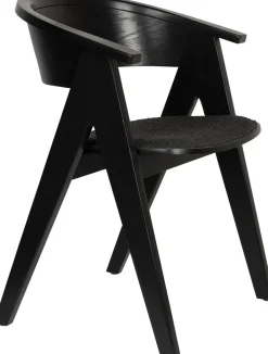 Outlet Zuiver NDSM Armstoel Zwart