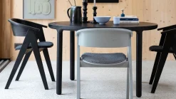 Outlet Zuiver NDSM Armstoel Zwart
