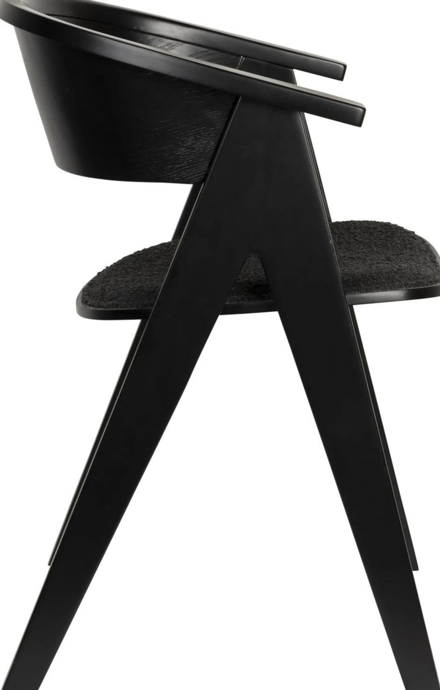 Outlet Zuiver NDSM Armstoel Zwart