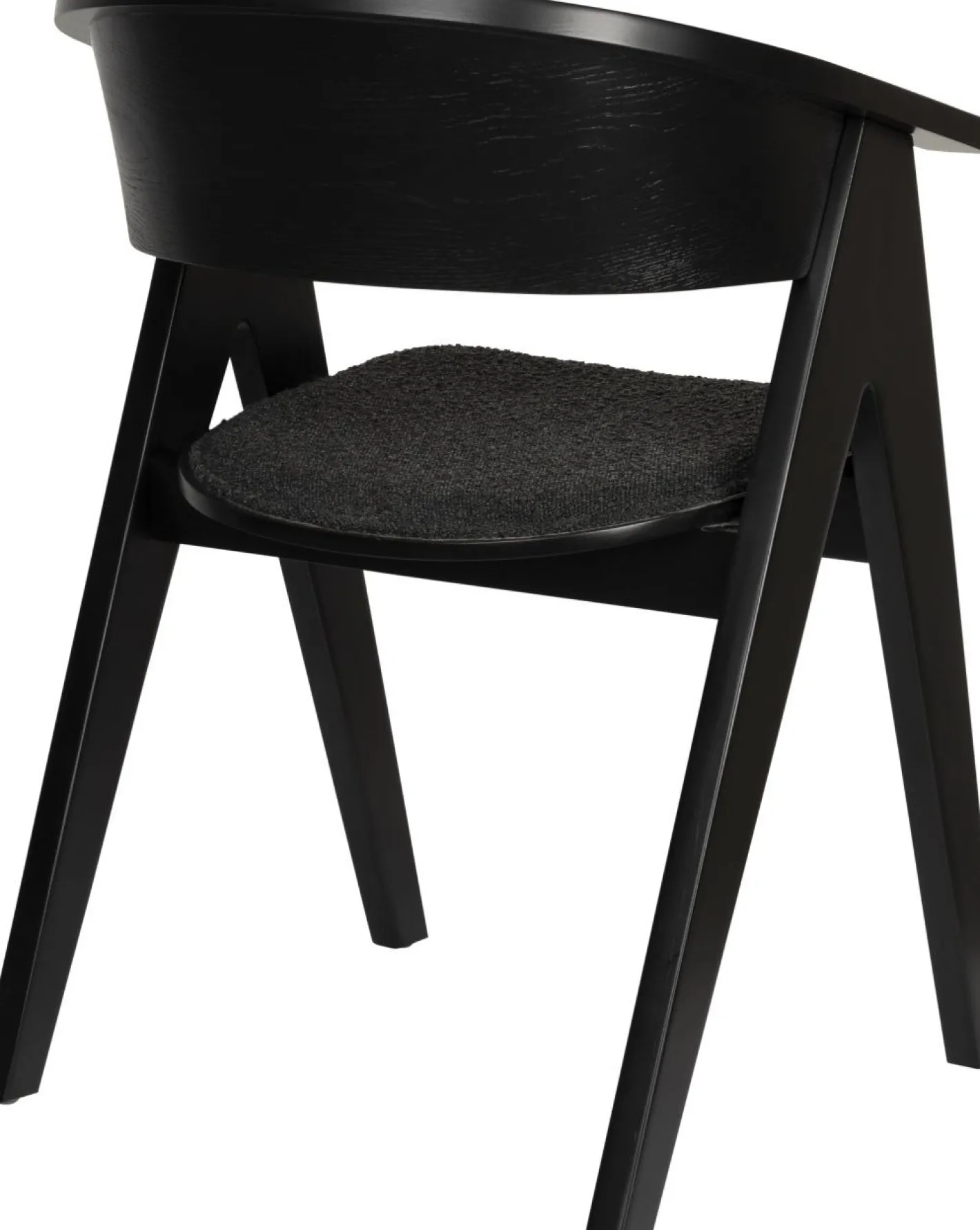 Outlet Zuiver NDSM Armstoel Zwart