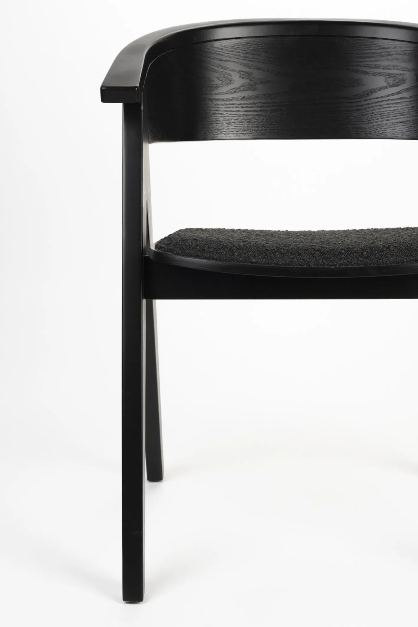 Outlet Zuiver NDSM Armstoel Zwart