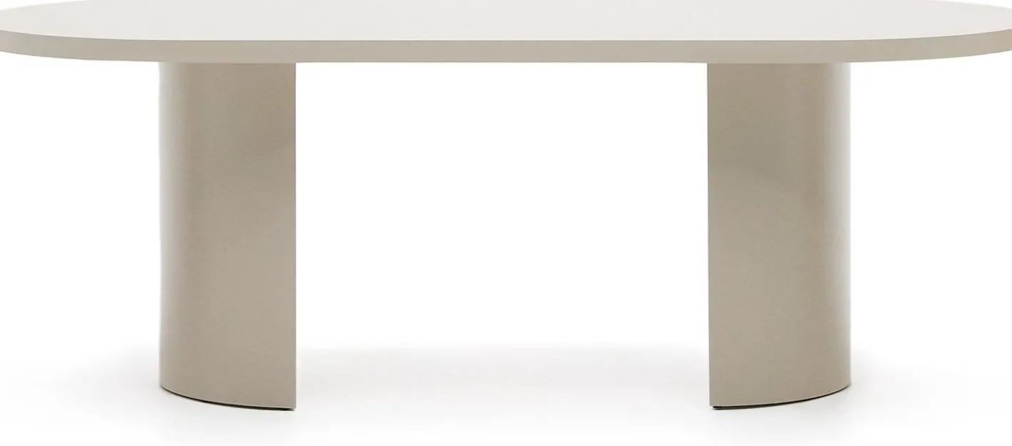 New Kave Home Nealy Eettafel Ecru