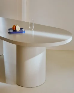 New Kave Home Nealy Eettafel Ecru