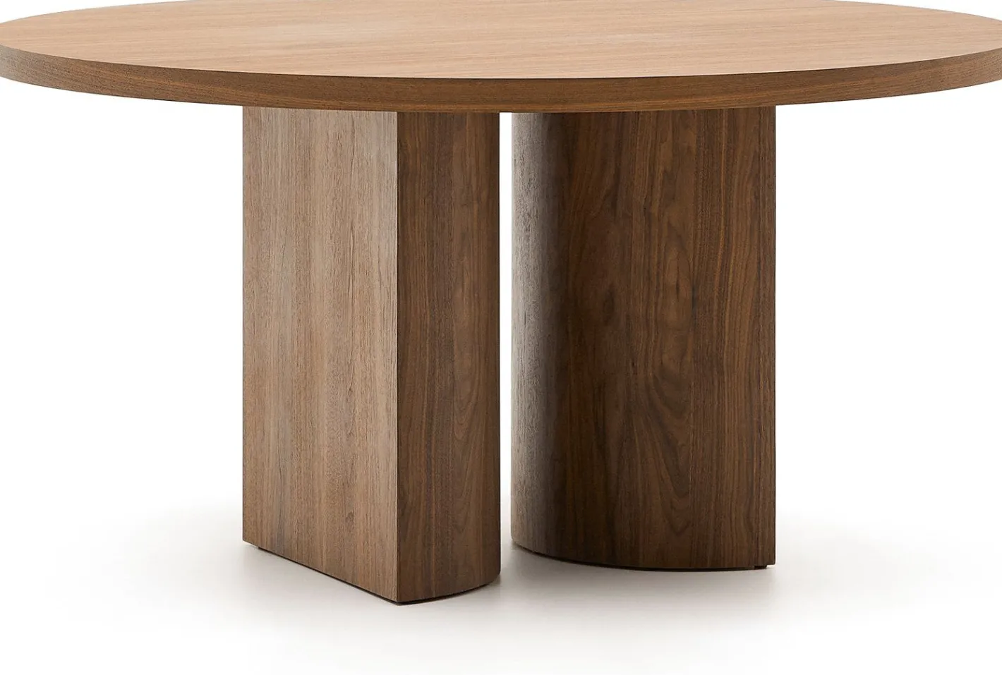 Discount Kave Home Nealy Rond Eettafel Bruin