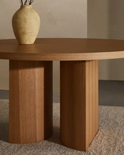 New Kave Home Nealy Rond Eettafel Naturel