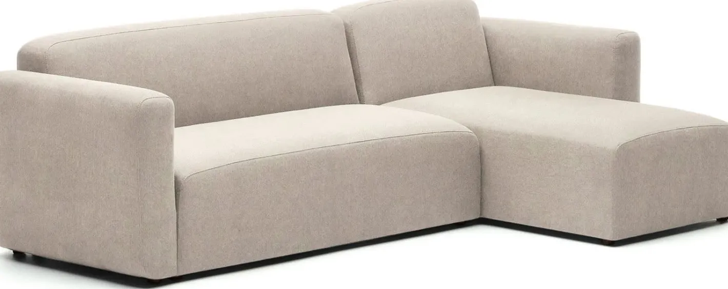 Outlet Kave Home Neom Hoekbank Beige