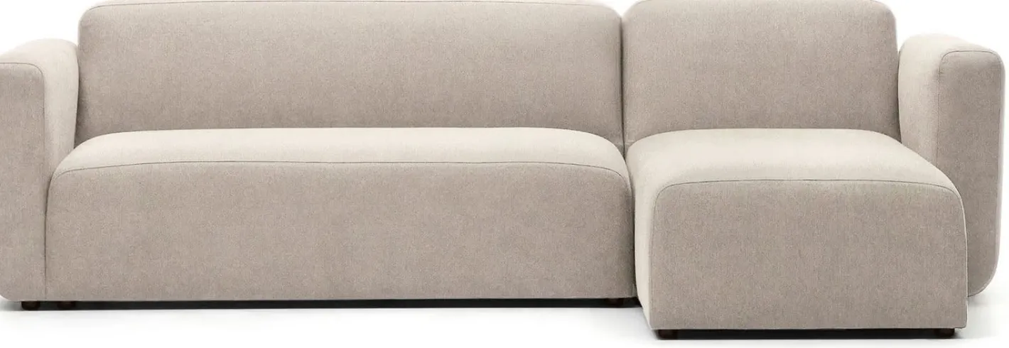 Outlet Kave Home Neom Hoekbank Beige