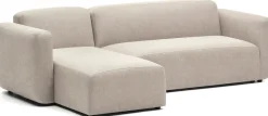 Outlet Kave Home Neom Hoekbank Beige