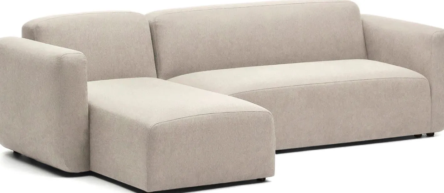 Outlet Kave Home Neom Hoekbank Beige