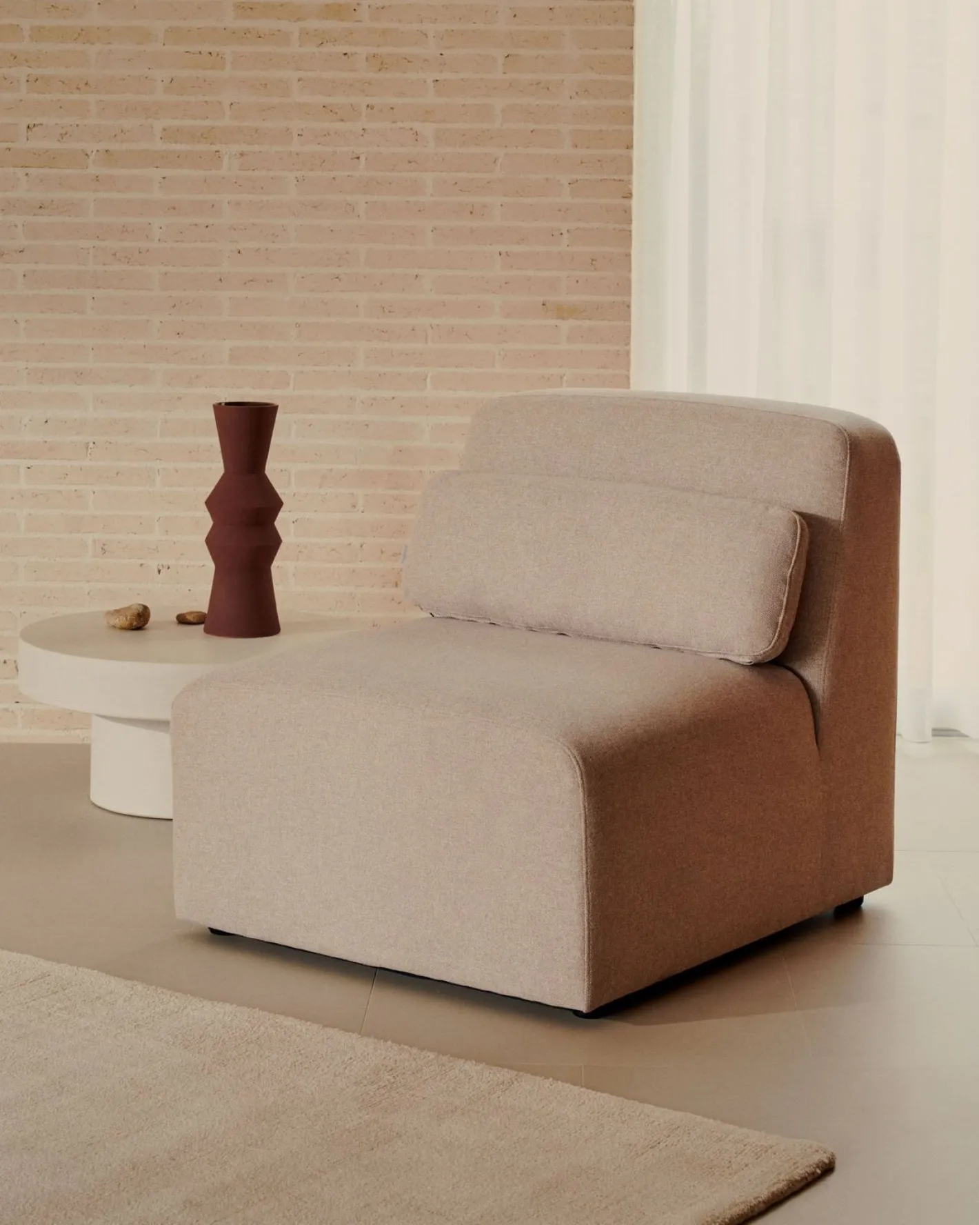 Outlet Kave Home Neom 1-Zits Elementenbank Beige