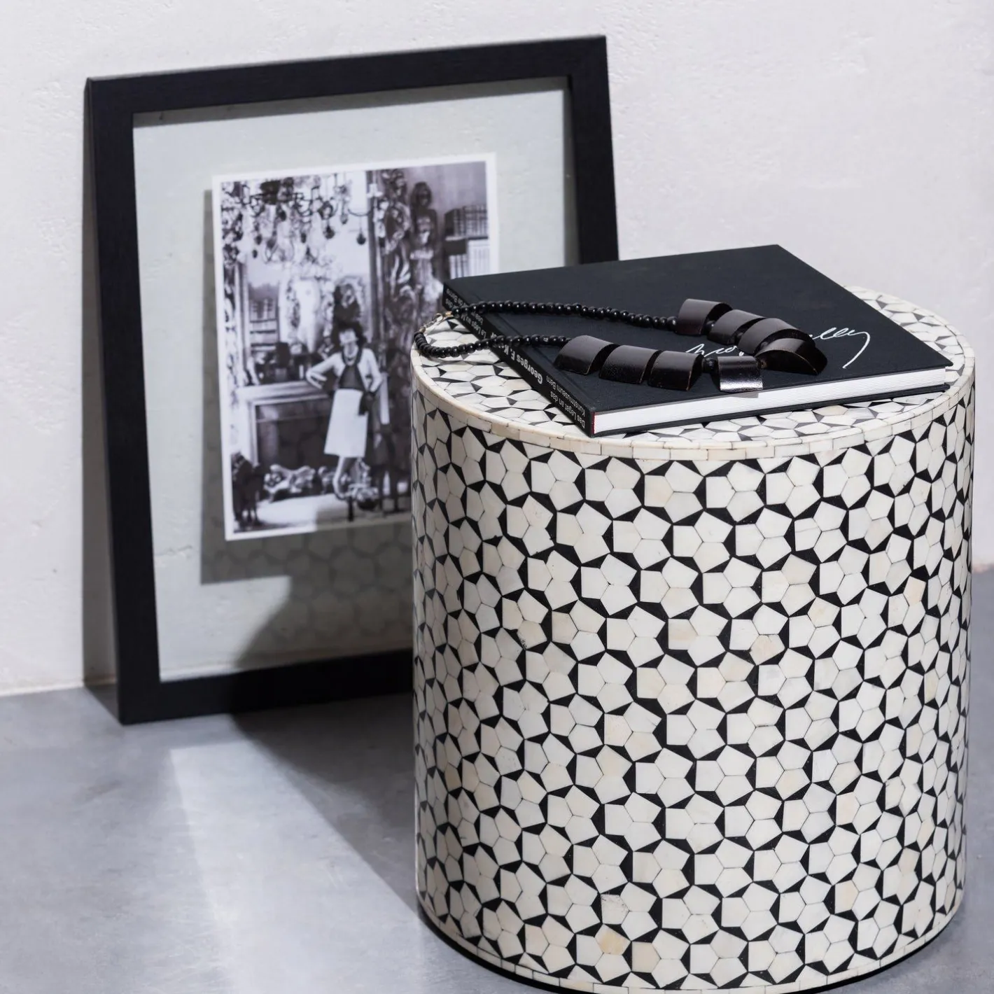 Sale WOOOD Neva Bijzettafel Black White