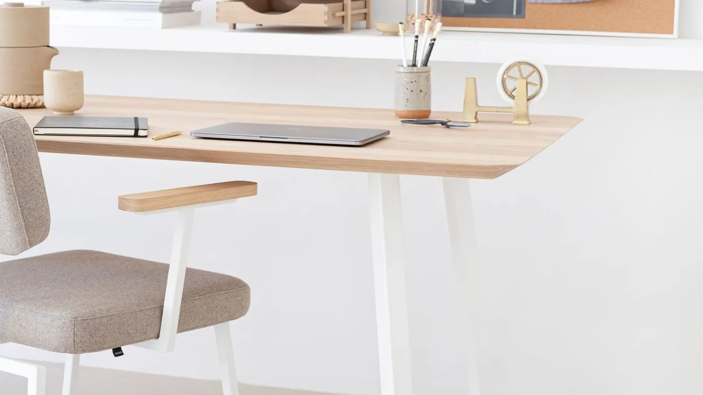 Best Studio HENK New Classic White Eettafel Naturel, wit