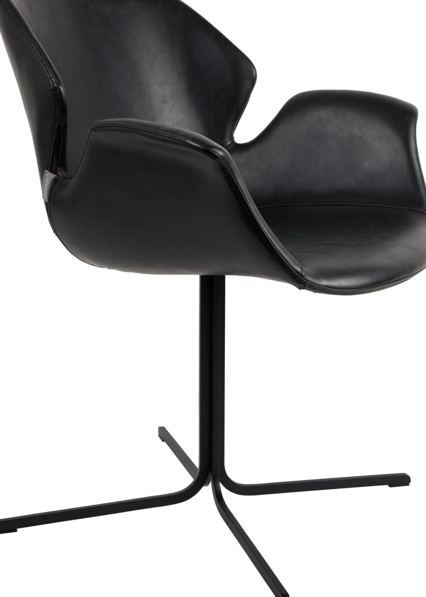 Discount Zuiver Nikki (set van 2) Eetkamerstoel Black